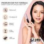 Skone Cosmetics Insanely Intense Luxe Waterproof Mascara – Black, Smudge-Proof & Long-Lasting – Volumizing & Lengthening for Dramatic Lash Lift & False Lash Effect – Bold Eye Mascara, 0.34 oz