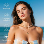 Face Glitter Freckles, 12 Pcs Silver Temporary Face Tattoos Stickers Waterproof Sparkle Face Speckles Makeup Patches Cute Body Temporary Tattoo Rave Accessories for Women Music Festival Accessories