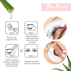 100pairs eyelash extension gel patches