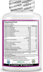 NuBest Hair Xtra - Hair Growth Vitamin for Faster Hair Growth | Natural Hair Thickening with Biotin, Zinc, MSM, B Vitamins, Choline - Hair Supplement, Hair Regrowth | 2 Months Supply