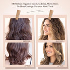 Travel Blow Dryer Brush in one, Dual Voltage 110V-240V Mini Hot Air Brush, Hair Trends Nano Titanium 2 Inch One Step Hair Dryer and Styler Volumizer Oval Shape