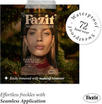 Fazit Makeup Patches - Candy Cane Speckles - Glow Up Make-Up Patches - Cute Glitter Makeup Accessories for Women - Cosmetic Glitter for Face