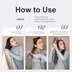 Travel Size Hair Dryer Dual Voltage Hair Styler, 110-240V 2 Inch Oval Jet Brush, Blow Dryer with Universal Adapter for Worldwide Use