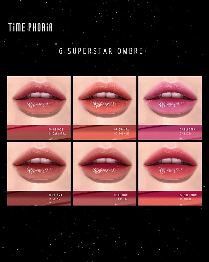 STELLAR DUST LIP STAIN- Waterproof and Transferproof Lip Tint For Women, Glossy Finish Lip Gloss, Lightweight High Coverage, Long Lasting, Stocking Stuffers For Teen Girls (03)