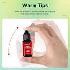 JODSONE 20 Colors Airbrush Gel Nail Polish Set for Nail Gradients No Dilution Gel Nail Polish DIY Various Patterns Nail Art, Girls Holiday Gifts