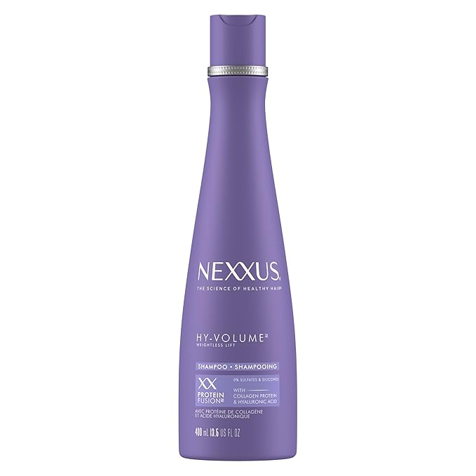 Nexxus Hy-Volume Weightless Lift Shampoo For Flat & Limp Hair Protein Fusion with Collagen Protein & Hyaluronic Acid for 48 Hours of Volume 13.5 Fl Oz