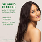 Naturigin Permanent Hair Color, 2.3 Ebony Black, Ammonia Free, 100% Gray Coverage, Nourishing Natural Formula, For All Hair Types, Long-Lasting, Vegan & Cruelty-Free, 1 Pack