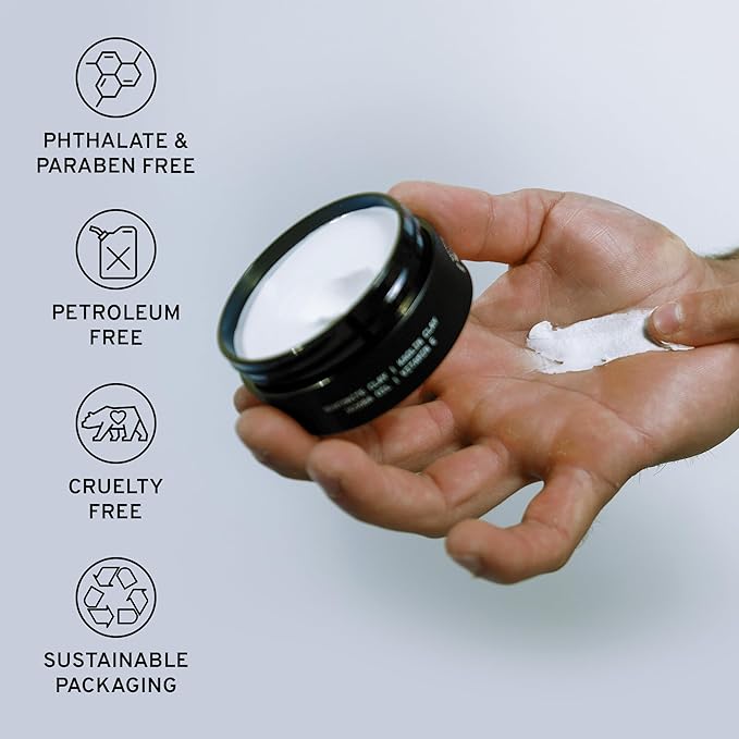 Hardworking Gentlemen - Mid-High Hold Pomade with Natural Ingredients - Matte Finish for All-Day Strong Hold - 2oz.