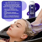 MK PROFESSIONAL Sultate Free Silver Shampoo, Infused with Pro Vitamin B5 for Coloured Hair, Repair, Strengthens, Nourishes All Hair Types, Adds Shine & Leaves Hair Feeling Soft - 10.1 Fl Oz (300ml)