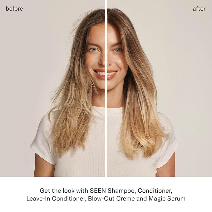 SEEN Leave-In Conditioner, Fragrance Free - Leave-In Hair Conditioner & Heat Protectant Spray- Detangles & Hydrates- Formulated without Parabens, Sulfates or Phthalate