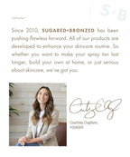 SUGARED + BRONZED Sunless Tanning Lotion – No Bronzer, FlexExpress, Hydrating Self-Tanner for Face & Body, Natural Glow, Lightweight, Long-Lasting Tan, Suits All Skin Tones (6 Fl Oz)