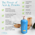 Crack HAIR FIX Shampoo with Pump | Moisturizing & Strengthening Sulfate-Free Formula | Protects Against Dryness, Reduces Breakage & Restores Shine | 33.8 Oz / 1000 mL