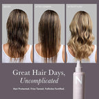 NULASTIN NuProtect Leave In Conditioner Spray - Silicone-Free Heat Protectant, Detangler Spray, Split Ends Hair Treatment & Styling Primer - Color-Safe Formula with 24HR Frizz Control (5 Fl Oz)