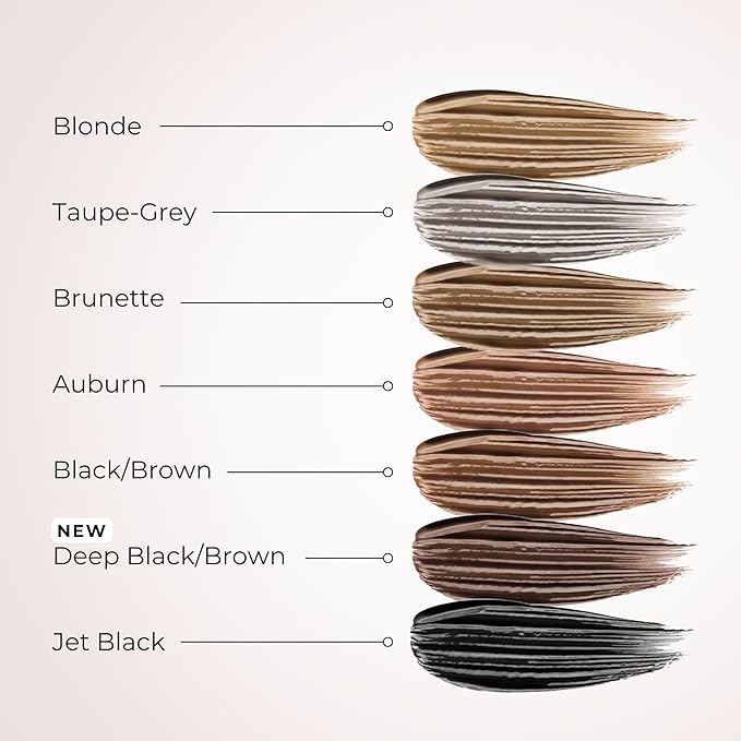 WUNDERBROW Eyebrow Gel, Waterproof, Smudgeproof, Long Lasting, Shade: Jet Black, Vegan and Cruelty-Free
