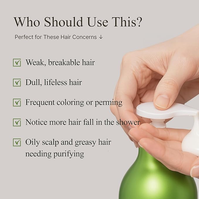 TS New Premium Shampoo | Korean Hair Loss Care for Thinning Hair with Biotin & Niacinamide | Zinc Pyrithione & 19 Botanical Extracts | Sulfate-Free Creamy Formula for Scalp Health (16.91Fl Oz/ 500ml)