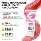 Semi Permanent Hair Color - 6 oz Color Depositing Conditioner with Shea Butter & Almond Oil- Color Conditioner Depositing Hair Mask - Vegan, Paraben, Ammonia & Sulfate Free -Pink