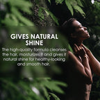 Jean & Len Shampoo Moisturizing Rosemary & Ginger, refill bag, for dry & brittle hair, cleanses & nourishes noticeably, spicy-fresh scent, without silicones and parabens, refill pack 20.29 Fl. Oz.