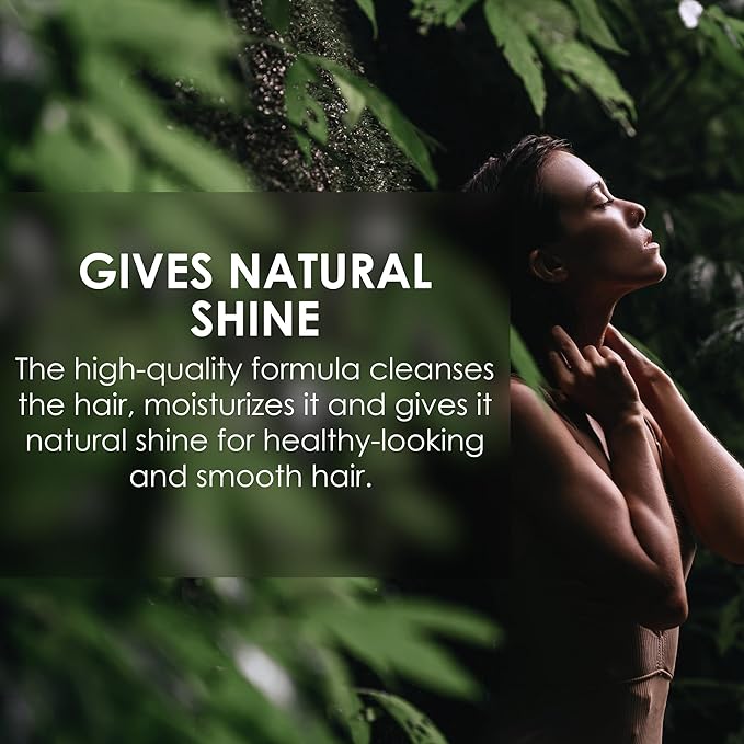 Jean & Len Shampoo Moisturizing Rosemary & Ginger, refill bag, for dry & brittle hair, cleanses & nourishes noticeably, spicy-fresh scent, without silicones and parabens, refill pack 20.29 Fl. Oz.