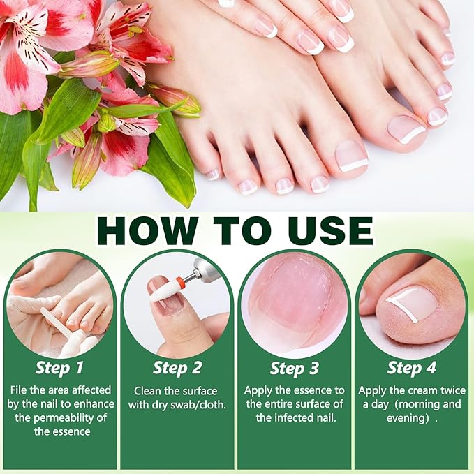 2PCS Nail Repair Gel, Nail Growth Repair Cream, New Multi-Purpose Nail Repair, Foot Care Cream for Moisturizing and Repairing Feet