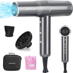 Blow Dryer with Diffuser, IG INGLAM Professional Hair Dryer 110,000RPM Brushless Motor High Speed Low Noise, 3 Heat Settings & 3 Speed & Cold Settings, Powerful Ionic Hair Dryer for Salon Travel Gift