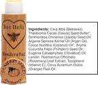 Bee Bella Lip Balm Pumpkin Spice (3 Pack)- With Beeswax, Coconut Oil, Jojoba Oil, Vitamin E Oil, Argan Oil and More for Soft and Smooth Lips - Long-Lasting Moisture - Handmade in the USA