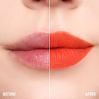 Oulac Matte Liquid Orange Lipstick for Women, Long Lasting Lipstick Waterproof Lip Stain, No Transfer, Creamy High Pigmented Formula with Rose Oil, Vegan & Cruelty-Free,Orange Red M07