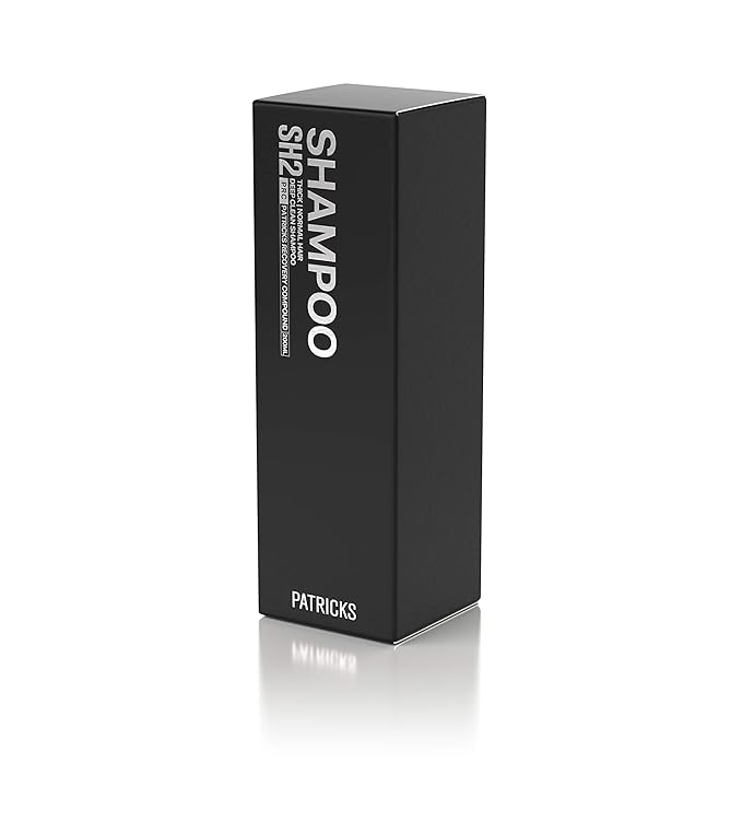 PATRICKS | SH2 Deep Clean Shampoo for Men | Washes Product Build Up, Protects and Strengthens Hair | DHT Blocker | For Normal to Thick Hair | 200ml