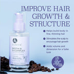 Luseta Biotin B-Complex Hair Oil Thickening & Strengthening for Thin and Dry Hair Promote Hair Growth 3.38oz