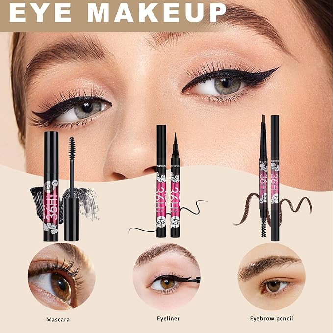 Makeup Set for Teens Makeup Kit for Women Full Kit Eyeshadow Palette Makeup Gift Set for Women Teen Girls Teenagers Makeup Kit for Teens 13-15