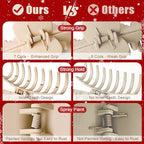 TOCESS Hair Claw Clips for Women - Large 8PK Neutral Matte Jumbo Square Hair Clips for Thick, Thin, Long, Short, Curly Hair Girls, Big Jaw Clip Set for Daily Use (Cream Beige)