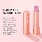 LAWLESS Women's Forget the Filler Lip Plumping Line Smoothing Tinted Balm, Cupid, Pink, 0.09 Ounce