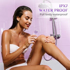 2025 New 2-in-1 Electric Bikini Trimmer for Women - Dual Head Electric Razor,Waterproof Painless Bikini Shaver, Pubic Hair Trimmer for Private Area & Body Hair, Purple