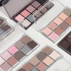 Erinde 10 Colors Eyeshadow Palette Makeup - Matte Shimmer Glitter Eye Shadow, Ultra-Blendable, High Pigmented, Naturing-Looking, Neutral Nude Eyeshadow Pallet with Professional Brush,18