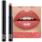 Nude Brown Lipstick For Women Matte Nude Glitter Highly Pigmented Moisturizing Lip stick Hypoallergenic Waterproof Long Lasting Lipsticks Quick Makeup Lightweight Portable # 10