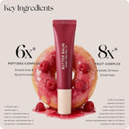 Nature Republic Honey Melting Lip Butter Balm – Moisturizing Tinted Plumping Lip Balm with Peptides, for Sheer & Glossy, Fuller-Looking Lips, Stocking Stuffers (RASPBERRY GLAZE)
