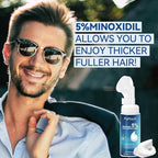 5% Minoxidil Foam for Men, 5% Biotin and 5% Minoxidil Use for Hair Growth, Slows Hair Loss and Promotes Hair Regrowth, 3 Month Supply (3Pcs)