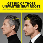 Gowwim Root Touch up Powder, Instantly Gray Hair Cover up Hairline Powder for Women & Men Waterproof and Sweatproof Root Cover Up Long-Lasting for Thinning & Loss Hair (dark brown5, 15g)