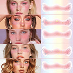 10Pcs Rainbow Face Makeup Patches, Glitter Freckles Face Tattoo for Teenagers & Young Women, Sparkle Freckles Waterproof Face Glitter Freckles for Christmas (10PcsI Blush)