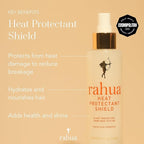 Rahua Heat Protectant Shield Spray, Vegan Lightweight Heat Protection for All Hair Types, Thermal Styling Primer, Morete & Hibiscus, Shea & Quinoa, Tropical Guava & Coconut Scent, 6.5 Fl Oz