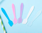 100 Pack 3.2 Inch Cosmetic Spatulas/Small Plastic Spatula