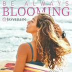 100pcs Light Blonde Hair Ties Ponytail Holders, Seamless Cotton Fabric No Damage Thick Curly Thin Hairties Bands, Soft & Stretchy 1.5 inch