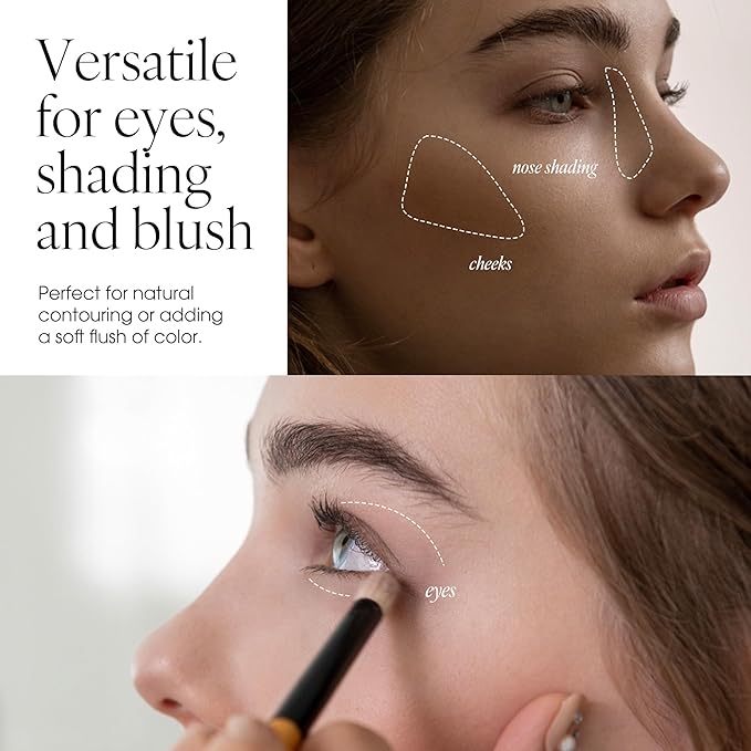 STEP BASIC 217 CHARCOAL BROWN, Longwear Eyeshadow Single, High-Pigment Eye Shadow Compact, Smooth & Blendable Colors, Crease-free (1.7g, 0.004 oz.)