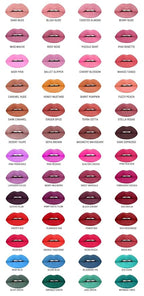 Aromi Matte Liquid Lipstick | Long-Lasting, Dark Red, Maroon Lip Color with Blue Undertones, Smudge Proof, Waterproof, Vegan Makeup (Power Red)