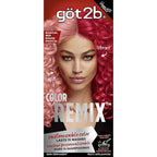 Got2b Color Remix, Customizable Semi-Permanent Hair Color, 092 Radical Red