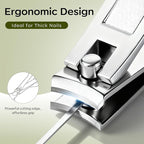 FAMILIFE Manicure Set, Professional Manicure Kit Nail Clippers Set 11 in 1 Stainless Steel Nail Pedicure Tools Kit Grooming Tool with Portable Green Leather Travel Case Luxury Gifts for Women and Men