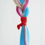 MEEDEE 100 Pack Red Hair Accessories: Soft, No-Crease, No-Damage Knotted Ribbon Hair Ties & Ouchless Ponytail Holders for Women, Yoga, and Everyday Wear