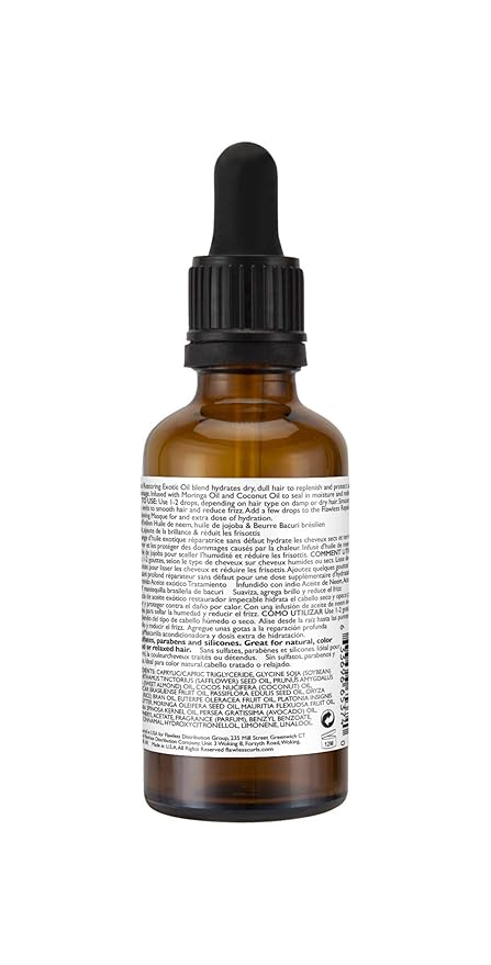 Flawless by Gabrielle Union Restoring Exotic Oil Treatment for Natural Coily Hair, 1.7 OZ