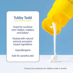 TUBBY TODD Mineral Sunscreen SPF 50 - Broad Spectrum Sunscreen Lotion for Kids - Water-Resistant for 80 Minutes - Safe for Sensitive Skin - Non-Greasy Feel - 2 Pack, 4 Fl Oz