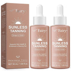 Tanning Drops to Drink - Sunless Tanning Drops To Drink - Bronze Tanning for Face and Body, Promotes Healthy Skin, Suitable for All Skin Types (2pcs)