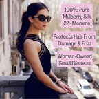 Women's Hair Accessories - Clean Girl Aesthetic - Thin Hair Scrunchies, Small Ponytail Holders, and Cute Hair Ties - Black Scrunchies